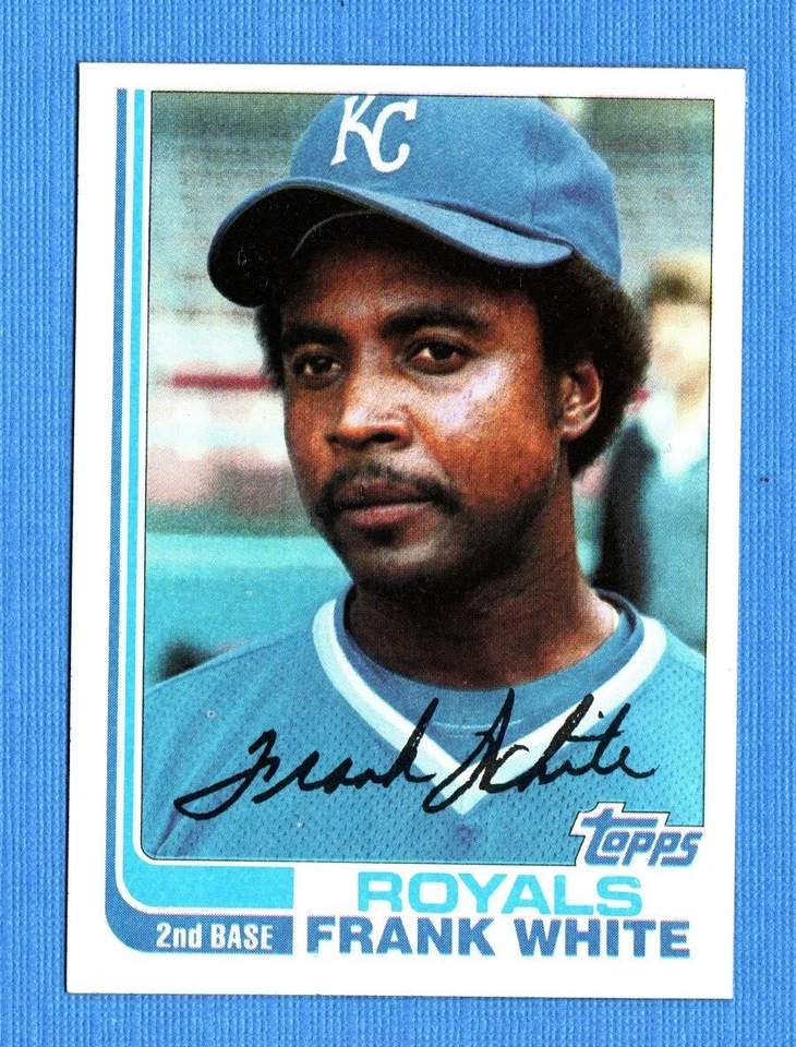 1982 Topps #645 Frank White Kansas City Royals - Image 1 of 1