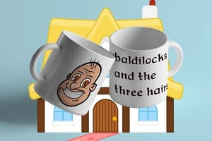 Baldilocks And The Three Hairs - Funny Novelty 11oz Tea & Coffee Mug - Picture 1 of 3