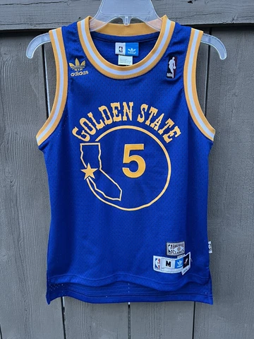 Golden State Warriors Baron Davis adidas Hardwood Classics Youth Jersey M 10-12 Cover