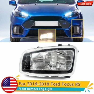 For Ford Focus RS 2016-18 Front Bumper Fog Light Daytime Running Lamp Left Side Foto 1 de 4