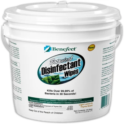 Benefect Botanical Wipes, 250 wipes/pail