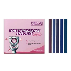 5pcs Perfume Toilet Cleaner Toilet Cleaning Stick Cleansing Powder Cleaner Stick - Picture 1 of 12