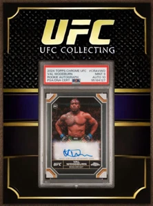 2024 Topps Chrome UFC #CRA-VWO Rookie Auto Val Woodburn - Picture 1 of 3
