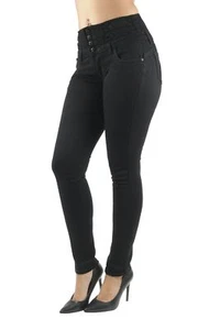 Plus Size, Butt Lift, Levanta Cola, High Waist, Stretch Skinny Jeans - Picture 1 of 8