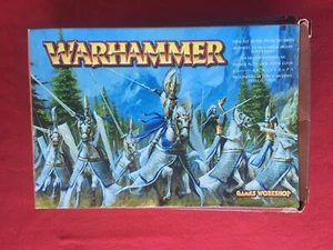 Warhammer High Elf Elves Silver Helms Knights Regiment Oop GW WH: The Old World - Picture 1 of 13