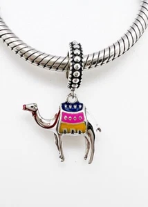Ciondolo cammello ciondolo animale vero argento sterling 925 💖 - Foto 1 di 9