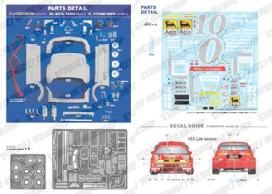 Studio27 1/24 155 V6 T1 #0/#10/#33 DTM 1994 Conversion set for Tamiya kits - Picture 1 of 1