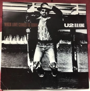 U2 - When Love Comes To Town - Used Vinyl Record 7 - 30 - O34z - Picture 1 of 1