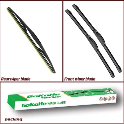 Front Rear Windshield Wiper Blade for 2007-2011 Honda CR-V 2007-2018 Acura RDX - Image 1 of 4