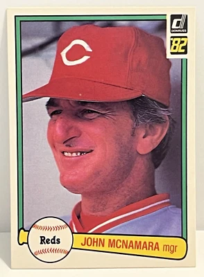 1982 Donruss John McNamara Cincinnati Reds Manager 526 - Image 1 of 2