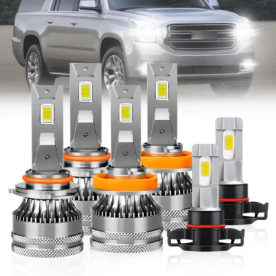 Faros antiniebla LED 6000K para GMC Yukon XL 2015-2018 Foto 1 de 4