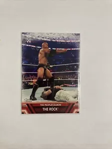 The People's Elbow The Rock 2017 Topps WWE F-8 W Trading Card - Picture 1 of 2