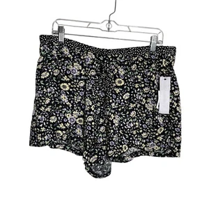 Vanilla Star Shorts Women's XL Polka Dot Floral Tie Lightweight Flowy NWT - Picture 1 of 9