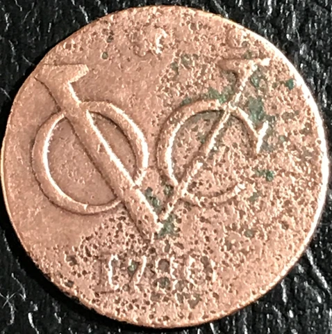1780 VOC ***DUIT*** SHIPWRECK COIN **B207 Cover