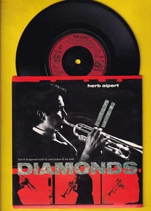 Herb Alpert 1987 p/s 45rpm single - Diamonds / Rocket to the moon - Picture 1 of 2
