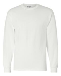 Champion Men's Tagless Long Sleeve T-Shirt CC8C - Pick Size & Color