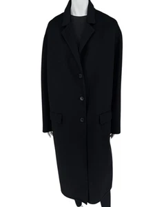 Abrigo PRADA Cashgora Negro Grande - Talla IT 46 - Imagen 1 de 15