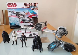 Star Wars Resistance Ski Speeder +Darth Maul,Kylo Ren, Qui Gon Jinn etc - R15 - Picture 1 of 8