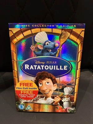 RATATOUILLE DISNEY PIXAR DVD 2 DISC COLLECTOR'S EDITION WITH FILM CELL SLIPCASE - Image 1 of 4