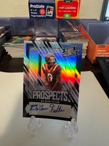 Da'Quan Felton 2024 Leaf Prospects&Heroes Auto /75 RC Giants - Picture 1 of 2