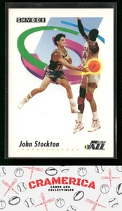 John Stockton 1991-92 SkyBox #285 Utah Jazz - Picture 1 of 2