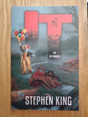 Stephen King - IT An Afterword - RARE limited Cemetery Chapbook 2011 - Image 1 of 2