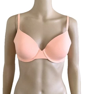 36B SKIMS Fits Everybody T-Shirt Bra BR-UWR-2294 Faded Nectar New - Picture 1 of 10