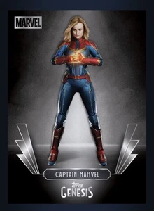 2025 Topps MARVEL GENESIS MCU Base - CAPTAIN MARVEL ( TOPPS Marvel Dlgital Card - Picture 1 of 1