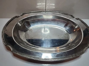 Community Silver Plate 11940 - Entree Dish Or Serving Plate - Picture 1 of 3