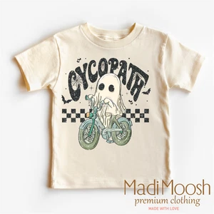 Cycopath Jungen Ghost Shirt - Halloween Shirt - Bild 1 von 6