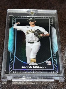 2025 Topps Chrome Jacob Wilson Shadow Etch SE-11 - Picture 1 of 8