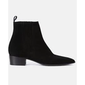 The Kooples Black Suede Leather Boots NIB Women's FR 41/US 10 Women's - Picture 1 of 6