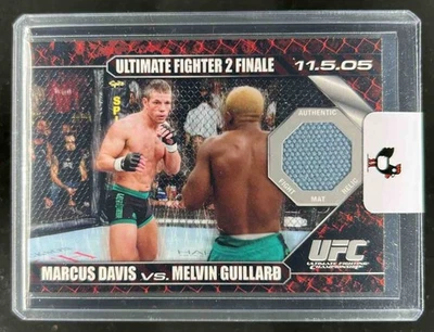 2009 Topps UFC Round 1 Marcus Davis Melvin Guillard Debut Mat Relics #DMDG - Image 1 of 2
