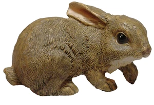 Hase/Hase/Lepus Figur, braun, Resin - Bild 1 von 10
