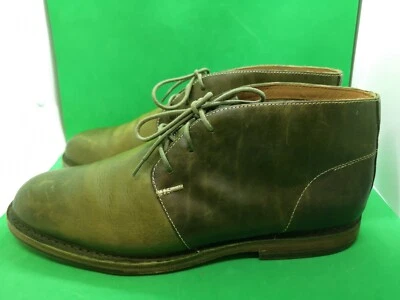 Men's Shoes Cole Haan Nathan Chukka Leather Ankle Boots C12106 Green Size 13 M - Image 1 of 4