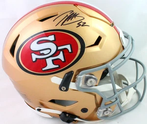 Patrick Willis Signed 49ers Speed Flex Authentic F/S Helmet- Beckett W *Black - Picture 1 of 5