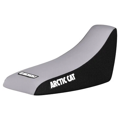 Cubierta de asiento con pinza Arctic Cat 50 90 2002-2005 NEGRO/PLATEADO estándar #256 Foto 1 de 4