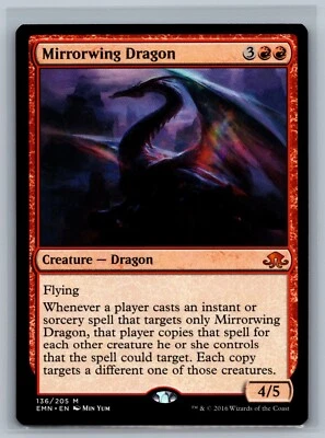 Magic The Gathering Eldritch Moon Mirrorwing Dragon #136/205 MTG TCG CCG - Image 1 of 2