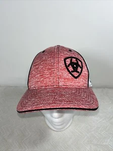 Ariat Men’s 110 Flexfit Mesh Back Snapback Red Hat Casual Festival Outdoors - Picture 1 of 14