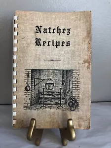 Vintage Natchez Recipes Cookbook - Alter Guild Trinity Episcopal Church - Spiral - Picture 1 of 9