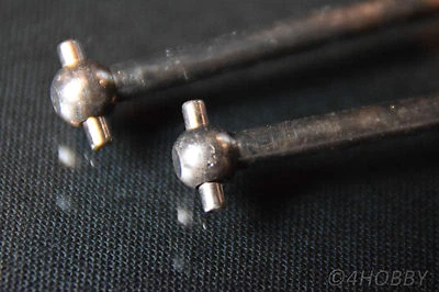 2x Antriebswelle Knochen 61 mm 02003 Schwarz Kupplung RC 1/10 Modellbau Antrieb - Bild 1 von 3