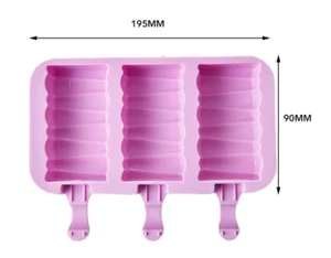 CAKESICLE MOLD (3 Cavity), Popsicle Mold, Baking Mold, Silicone Dessert Mold, - Picture 1 of 2