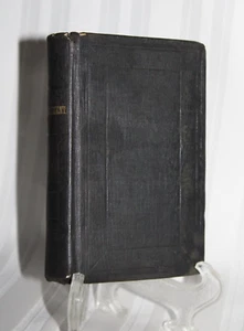 Antique 1870 Black Cloth New Testament New York American Bible Society Rare - Picture 1 of 12