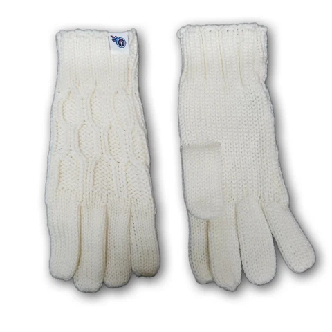Tennessee Titans NFL Reebok Adult Women's White Gloves OSFA Cover