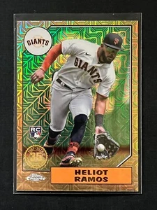 2022 Topps Update Silver Pack Mojo Refractor Heliot Ramos RC San Francisco Giant - Picture 1 of 1