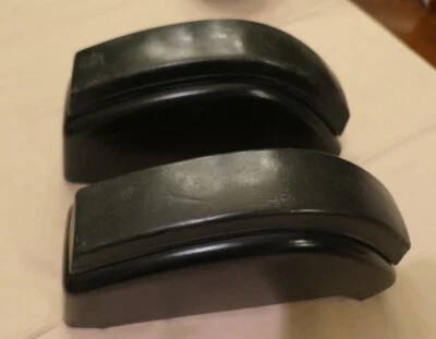 Juego de protectores de parachoques trasero recubiertos de Rilsan negros para Porsche 911 de principios de 1973 nuevos - raros Foto 1 de 4