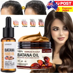 Batana Oil Serum for Hair Growth Healthier Anti Hair Loss Shampoo Conditioner - Picture 1 of 44