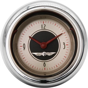 52-53 Ford Car Billet Aluminum Clock Insert w/Classic Instrument American Nickel - Picture 1 of 3