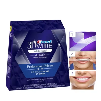 CREST 3D Weiß Zähne Whitestrips Luxe Professionelle Bleaching-Streifen 5 bis 20 Behand
