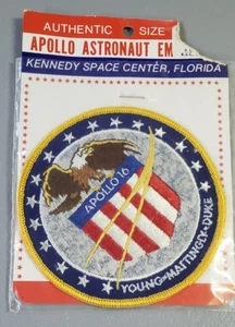 Vintage NASA Apollo 16 Emblem/ Patch, Young, Matteningly, Duke, Kennedy Space - Picture 1 of 2